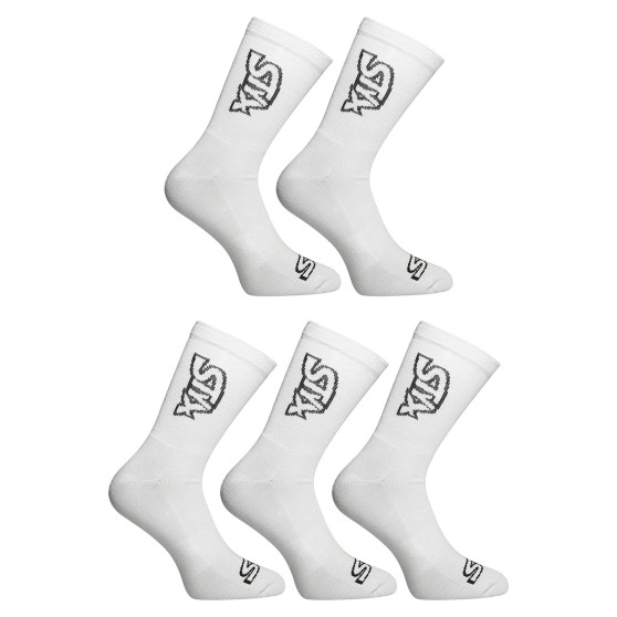 5PACK ponožky Styx vysoké sivé (5HV1062)