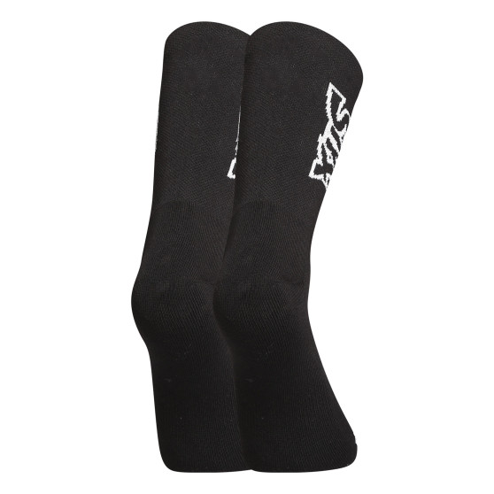 Ponožky Styx vysoké čierne s bielym logom (HV960)