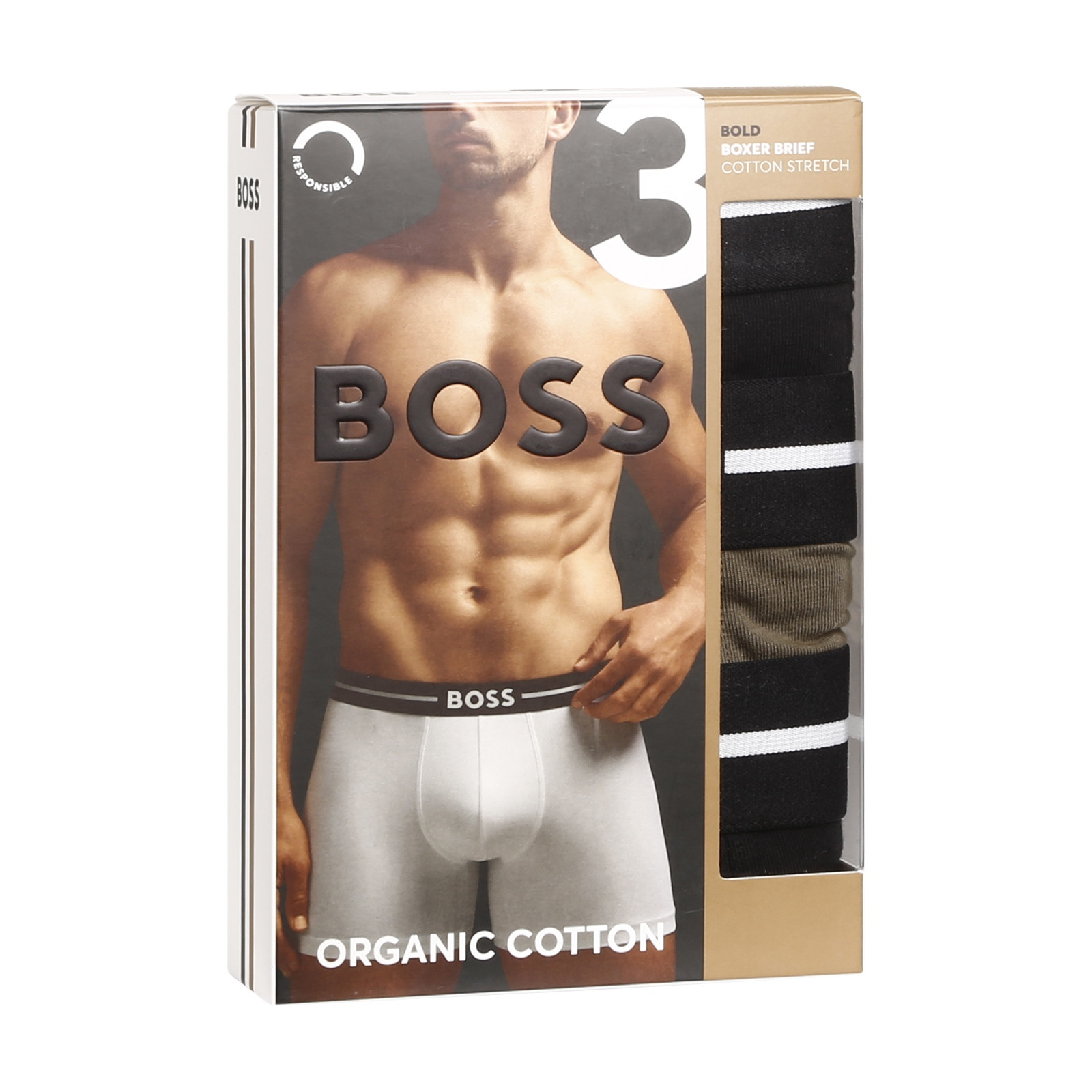 3PACK pánske boxerky BOSS viacfarebné (50499400 963) S, trenky.