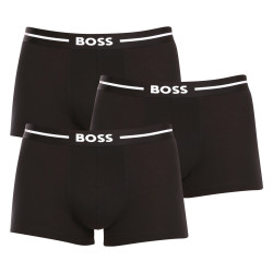 3PACK pánske boxerky BOSS čierné (50510687 001)