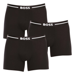 3PACK pánske boxerky Hugo Boss čierné (50510698 001)
