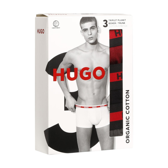 3PACK pánske boxerky HUGO viacfarebné (50503083 024)