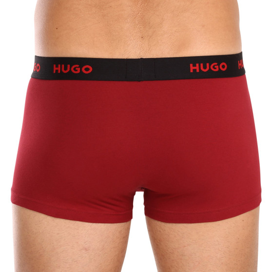 3PACK pánske boxerky HUGO viacfarebné (50469766 413)