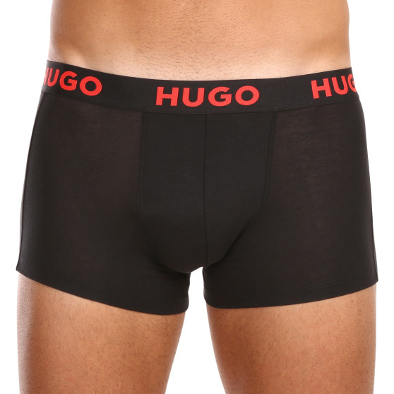 3PACK pánske boxerky HUGO viacfarebné (50496723 406)