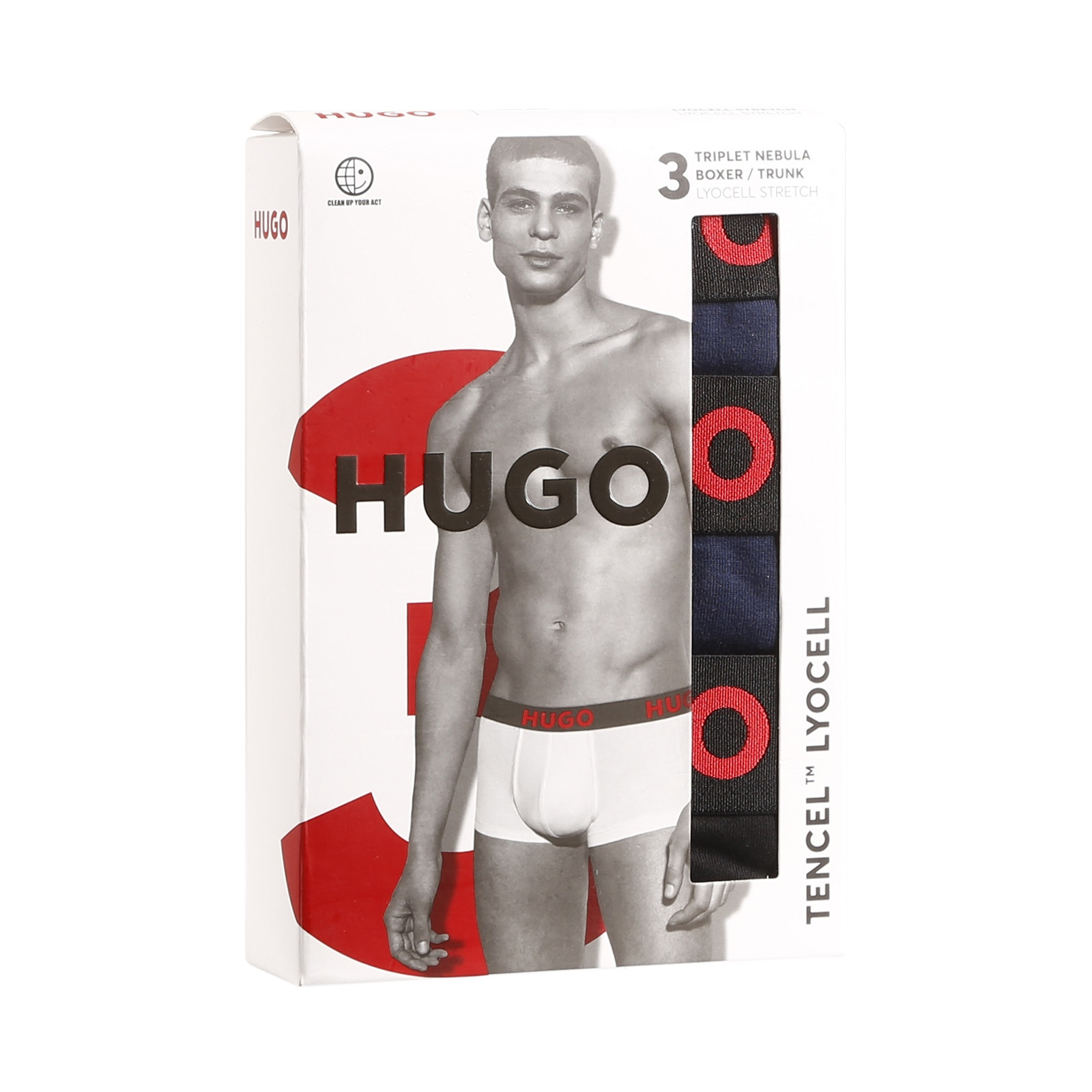 3PACK pánske boxerky HUGO viacfarebné (50496723 406) S, trenky.
Boxerky Hugo Boss sú prémiovej kvality, za ktorou stojí ikonická svetová značka pánskej spodnej bielizne.Boxerky Hugo Boss patria medzi absolútne legendy spodnej bielizne.