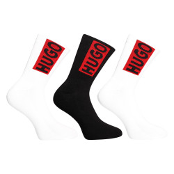 3PACK ponožky Hugo Boss členkové viacfarebné (50501970 960)