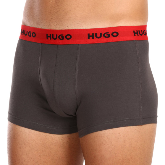 3PACK pánske boxerky HUGO viacfarebné (50469766 031)