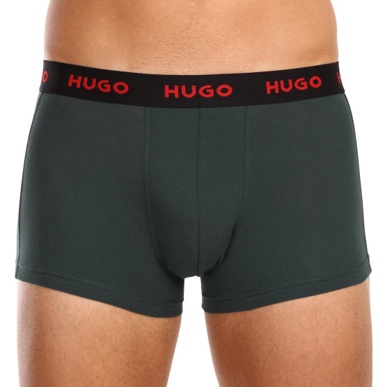 3PACK pánske boxerky HUGO viacfarebné (50469766 303)