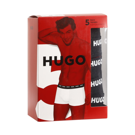 5PACK pánske boxerky HUGO viacfarebné (50479944 996)