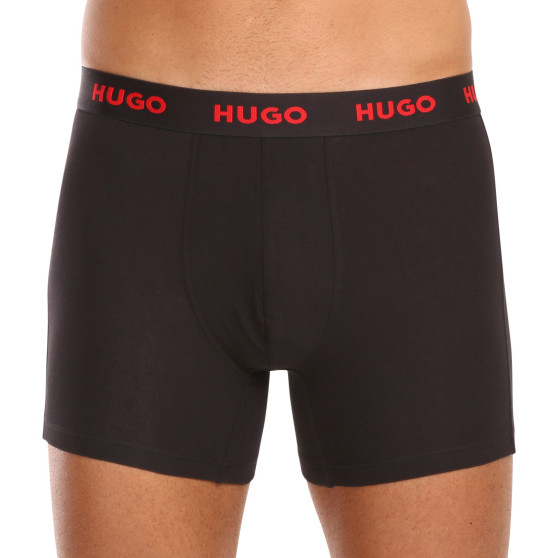 3PACK pánske boxerky HUGO viacfarebné (50503079 413)