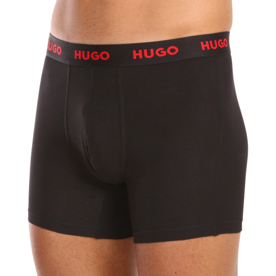 3PACK pánske boxerky HUGO viacfarebné (50503079 413)