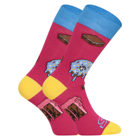 3PACK veselé ponožky Styx vysoké viacfarebné (H12515255)