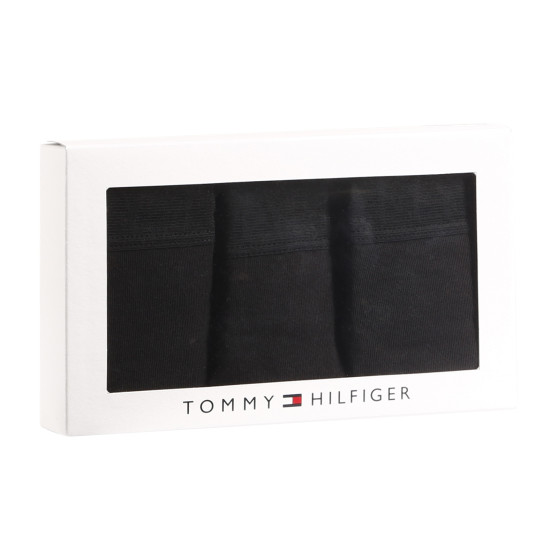 3PACK dámske tangá Tommy Hilfiger čierná (UW0UW04711 0R7)