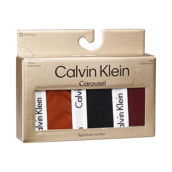 3PACK dámske nohavičky Calvin Klein viacfarebné (QD5146E-HVT)