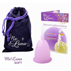 Menštruačný kalíšok Me Luna Soft L s guličkou ružová (MELU003)