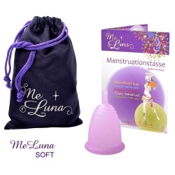 Menštruačný kalíšok Me Luna Soft S so stopkou ružová (MELU018)