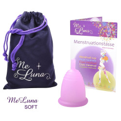 Menštruačný kalíšok Me Luna Soft M so stopkou ružová (MELU019)