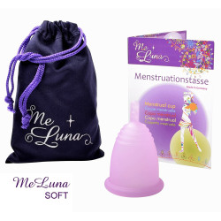 Menštruačný kalíšok Me Luna Soft L so stopkou ružová (MELU020)
