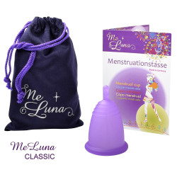 Menštruačný kalíšok Me Luna Classic M so stopkou fialová (MELU040)