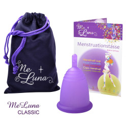 Menštruačný kalíšok Me Luna Classic XL so stopkou fialová (MELU042)