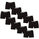 10PACK pánske boxerky Nedeto čierne (10NDTB001-brand)