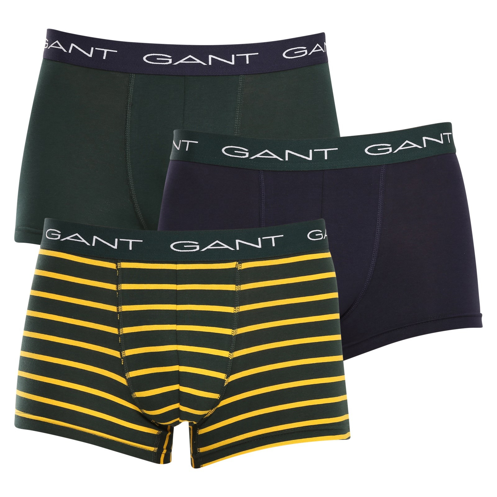 3PACK pánske boxerky Gant viacfarebné (902333023-374) XL, trenky.
Hľadáte komfortné pánske spodné prádlo?
 
Pánske boxerky GANT sú vyrobené z kvalitne bavlny a prímesi elastanu, v páse majú príjemnú všitú gumu, ktorá nikde neškrtí ani neškriabe, navyše má kontrastnou gumu s nápisom GANT, nohavičky majú dole mäkké lemy.
Viac sa dozviete nižšie v klasických informáciách o produkte.