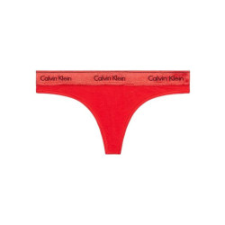 Dámska tangá Calvin Klein nadrozmer červená (QF7450E-XAT)