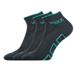 3PACK ponožky VoXX sivé (Dukaton silproX)
