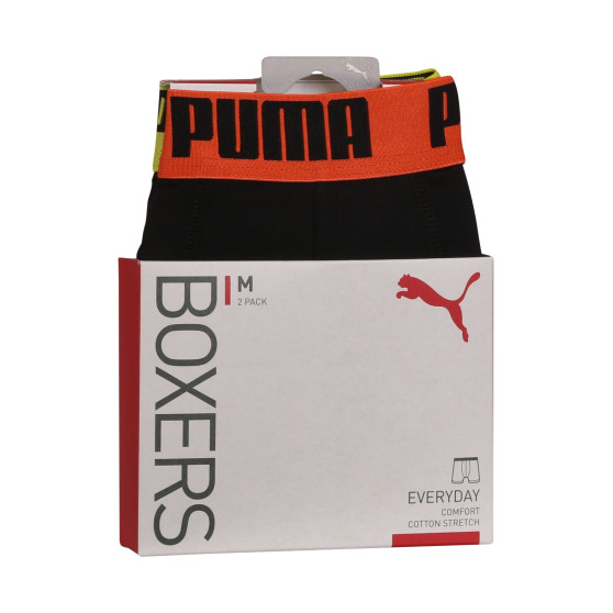 2PACK pánske boxerky Puma čierné (521015001 060)