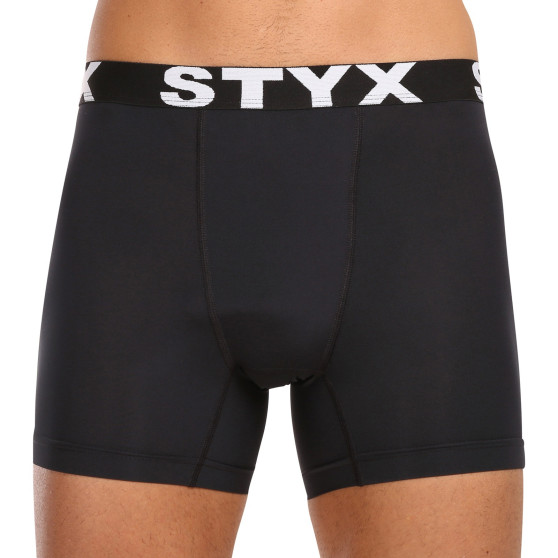 3PACK pánske funkčné boxerky Styx čierné (3W96012)