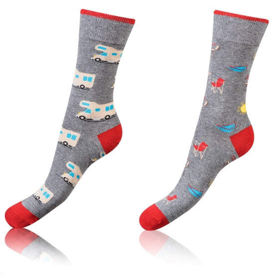 4PACK ponožky crazy Bellinda viacfarebné (BE481044-006 A)