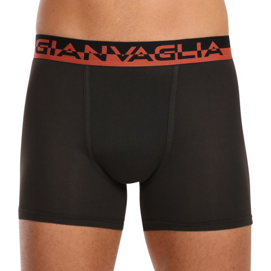 5PACK pánske boxerky Gianvaglia čierne (GVG-5008)