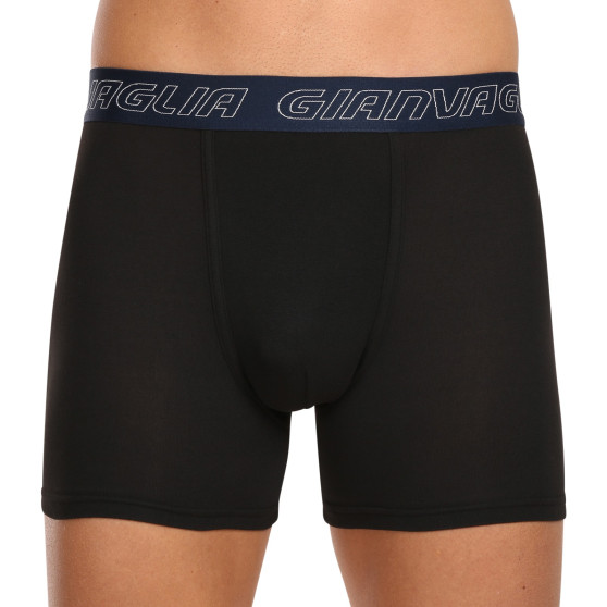 5PACK pánske boxerky Gianvaglia čierne (GVG-5014)