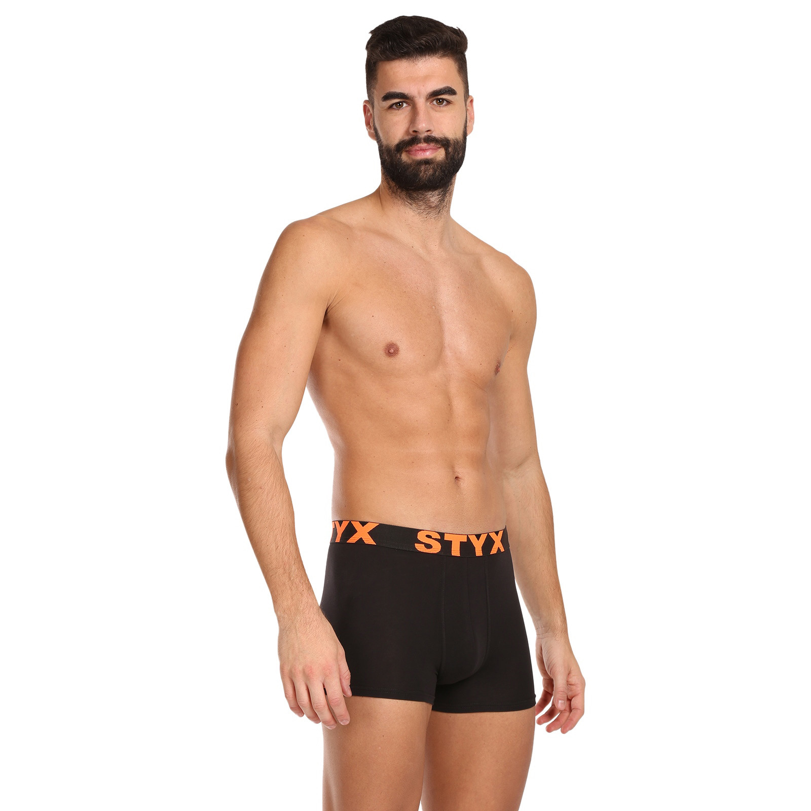 10PACK pánske boxerky Styx športová guma čierné (10G9601) M, trenky.