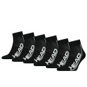 6PACK ponožky HEAD čierné (701220489 001)