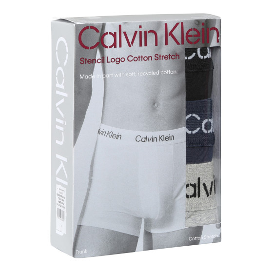 3PACK pánske boxerky Calvin Klein viacfarebné (NB3709A-KDX)