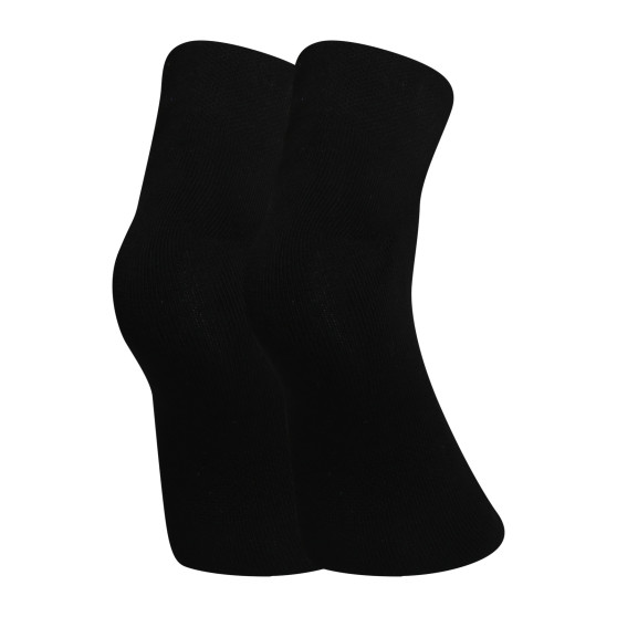 7PACK ponožky Nedeto členkové čierne (7NDTPK1001)