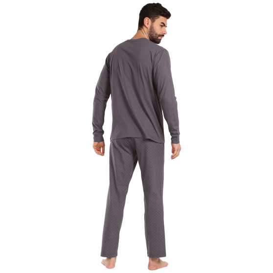 Pánske pyžamo Nedeto sivé (NP003)