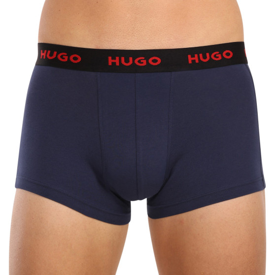 3PACK pánske boxerky HUGO viacfarebné (50469766 420)