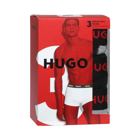 3PACK pánske boxerky HUGO viacfarebné (50480170 039)