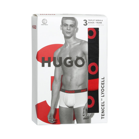 3PACK pánske boxerky HUGO viacfarebné (50496723 003)