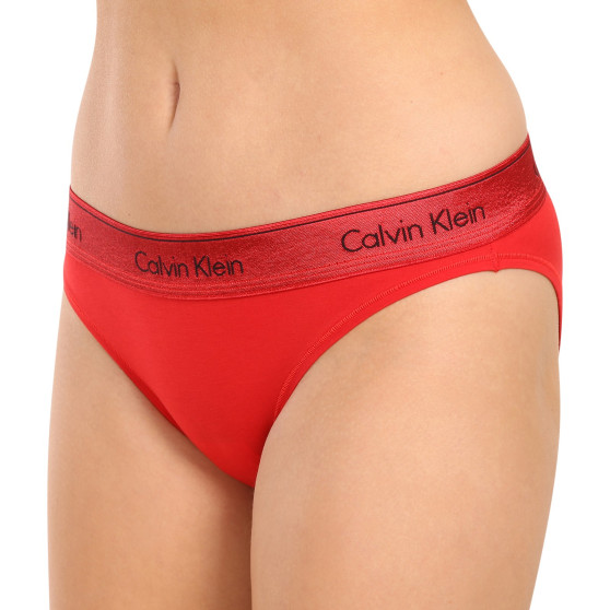 Dámske nohavičky Calvin Klein červené (QF7451E-XAT)