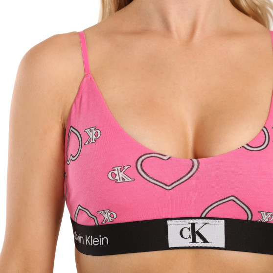 Dámska podprsenka Calvin Klein ružová (QF7477E-KCC)