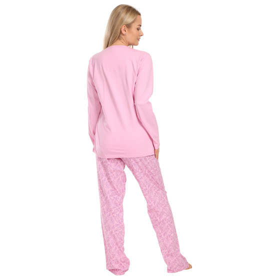 Dámske pyžamo Gina ružové (19141)