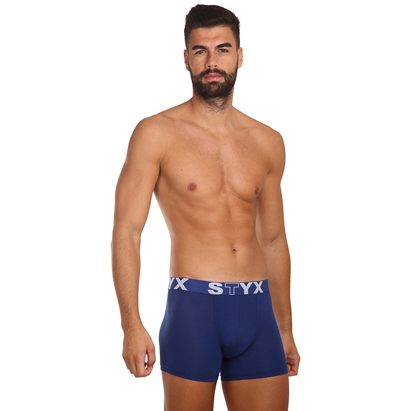 3PACK pánske boxerky Styx long športová guma tmavo modré (3U968) XXL, trenky.
Boxerky Styx sú skvelou voľbou, ak máte radi pohodlné a kvalitné pánske spodné prádlo.
Boxerky Styx s prívlastkom 