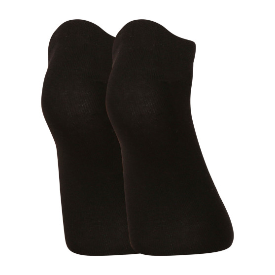 5,5PACK ponožky Nedeto nízké bambusové čierne (55NPN001)