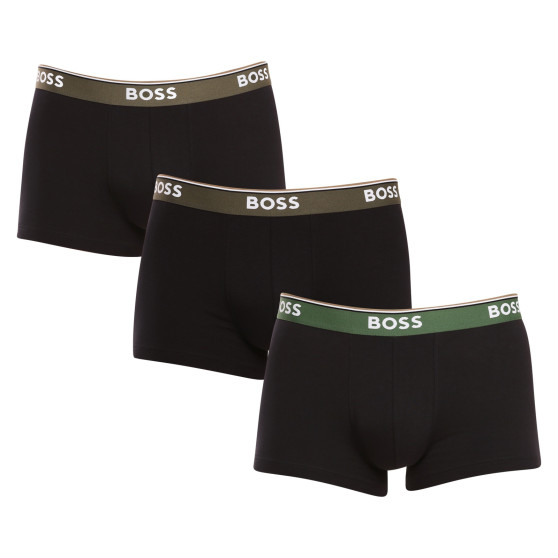 3PACK pánske boxerky BOSS čierné (50508985 977)