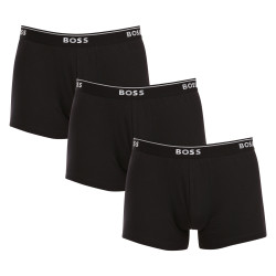 3PACK pánske boxerky Hugo Boss čierné (50475685 001)