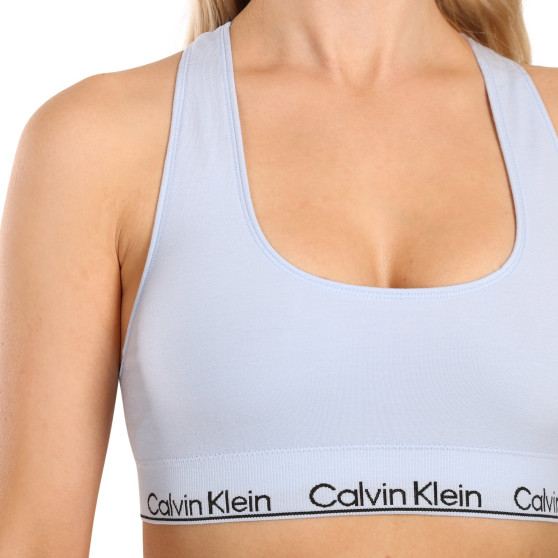 Dámska podprsenka Calvin Klein nadrozmer modrá (QF7317E-CJP)