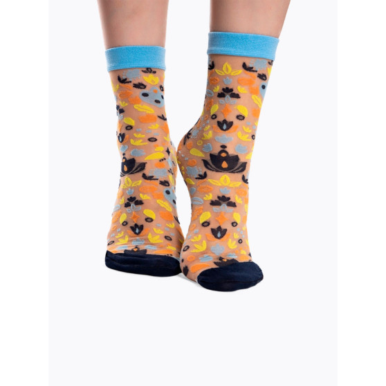 Veselé dámske silónové ponožky Dedoles  Folkové ornamenty (DRNS1044)